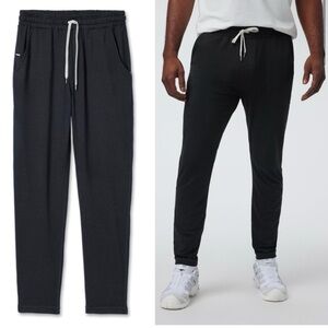 Vuori Men’s Ponto Performance Pant 30" Black Heather Athleisure Casual Lounge 6